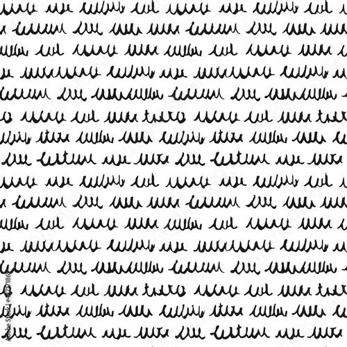 Seamless pattern with unreadable text. A seamless pattern made with hand drawn unreadable text.