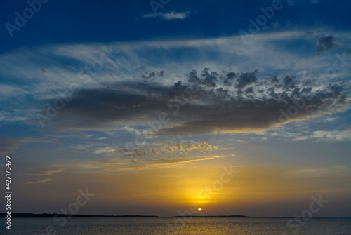 Sunset on the sea, Fažana, Croatia © jakazvan
