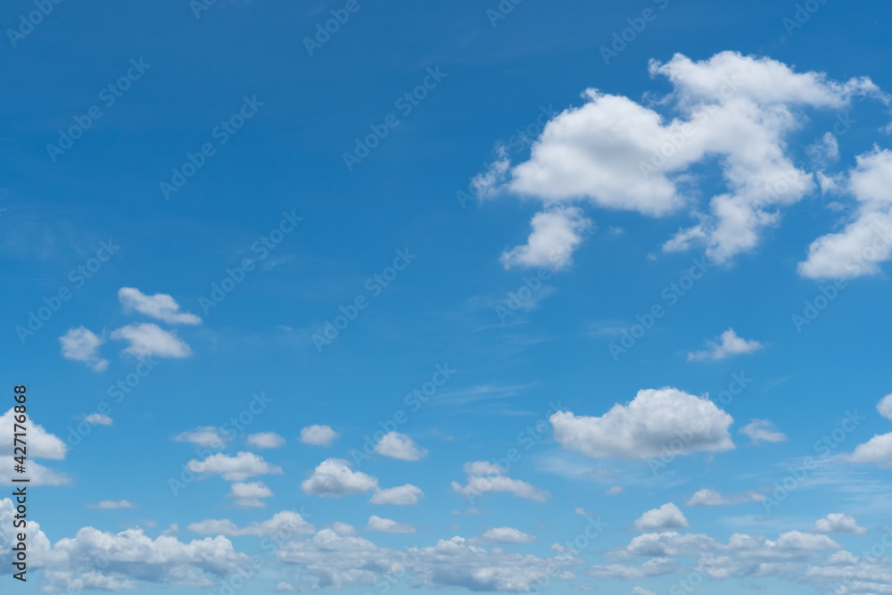 Copy space minimal concept of summer blue sky and white cloud abstract background. Copy space minimal concept of summer blue sky and white cloud abstract background.