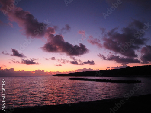 sunrise over the sea