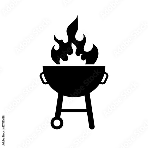 grill vector icon illustration