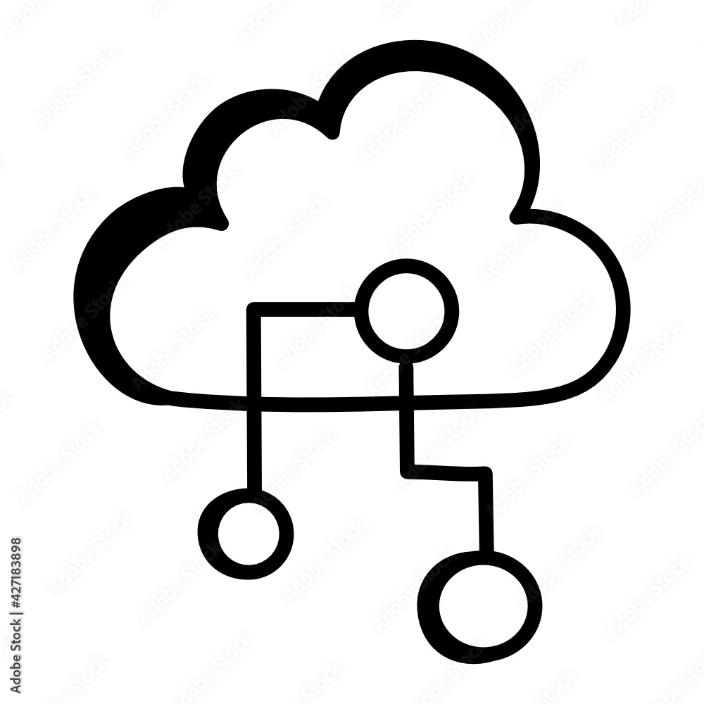 Hand drawn premium icon of iot cloud platform
Hand drawn premium icon of iot cloud platform