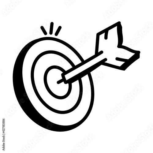 
Dartboard denoting the concept of target 

