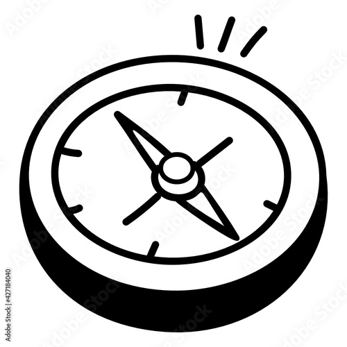 
Have a look at this premium doodle icon of discover 

