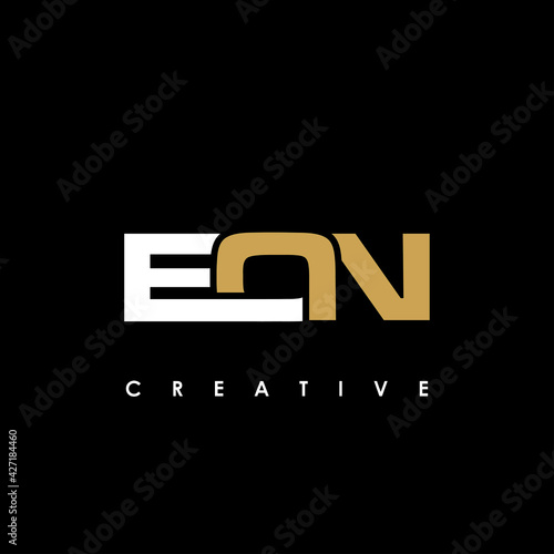 EON Letter Initial Logo Design Template Vector Illustration