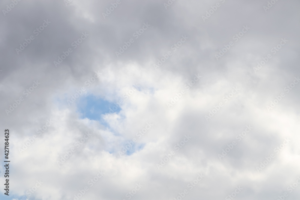 Picturesque view of beautiful blue sky with fluffy white clouds Picturesque view of beautiful blue sky with fluffy white clouds
