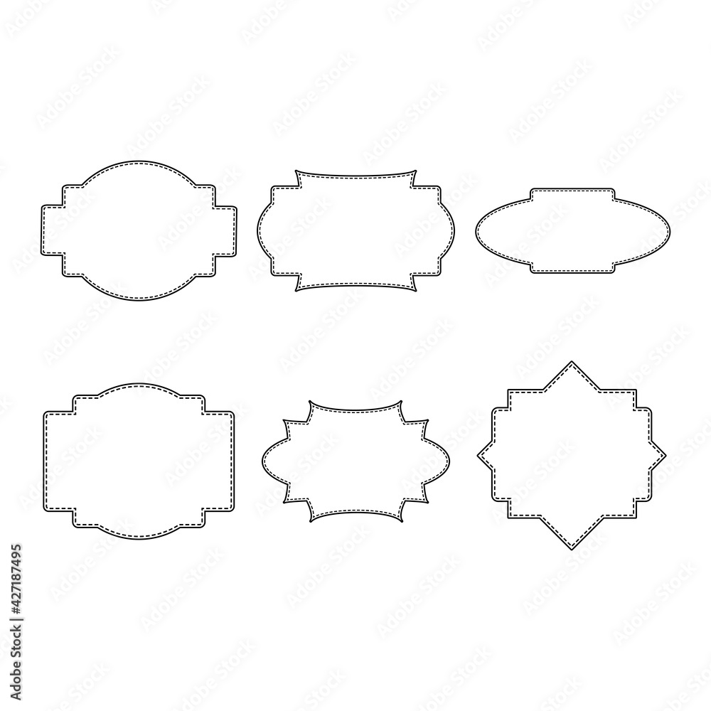 Abstract art banner, poster, greeting card. Trendy retro vector ornament template. Vintage black frame set, great design for any purposes. Abstract art banner, poster, greeting card. Trendy retro vector ornament template. Vintage black frame set, great design for any purposes.