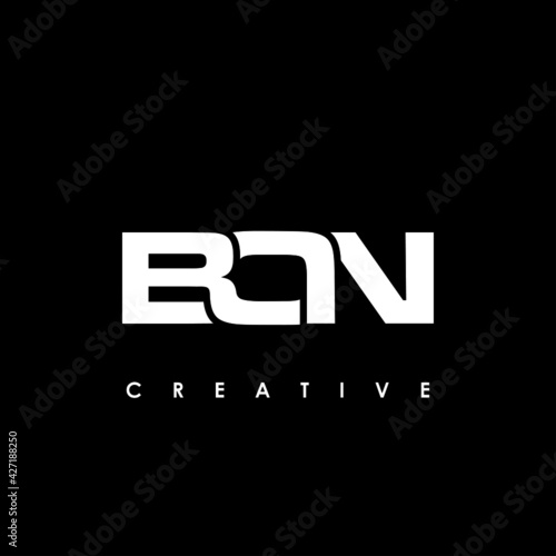 BON Letter Initial Logo Design Template Vector Illustration
