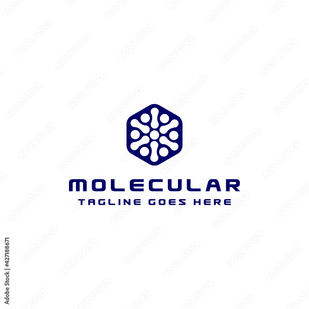 molecule technology logo design vector with modern concept for digital companies and applications molecule technology logo design vector with modern concept for digital companies and applications