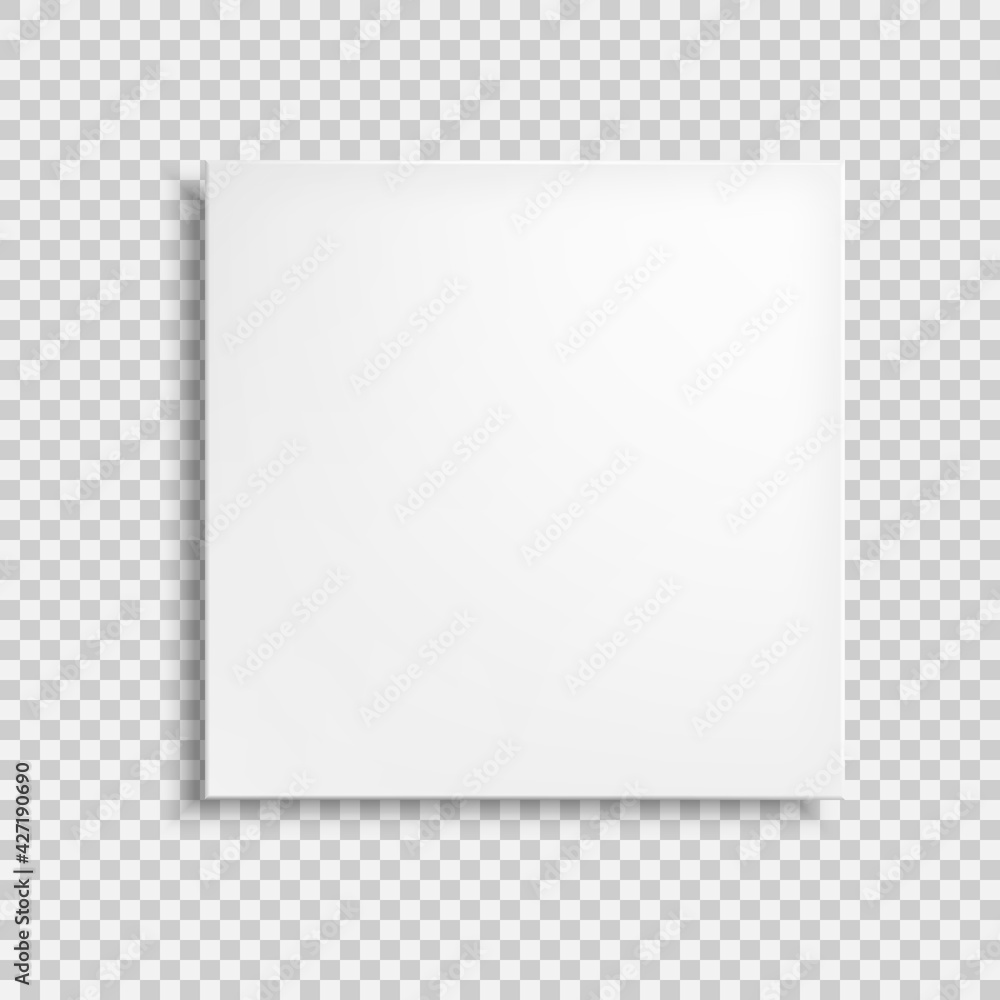 White closed box isolated.Vector illustration isolated on white background. White closed box isolated.Vector illustration isolated on white background.