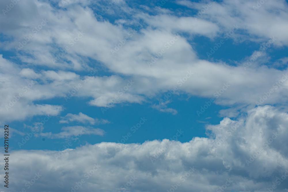 Clouds on a spring Sunday in the Mediterranean