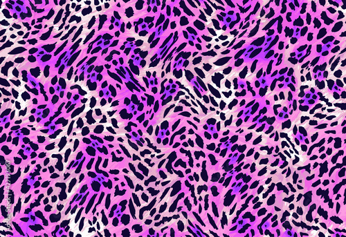 abstract seamless leopard print	
