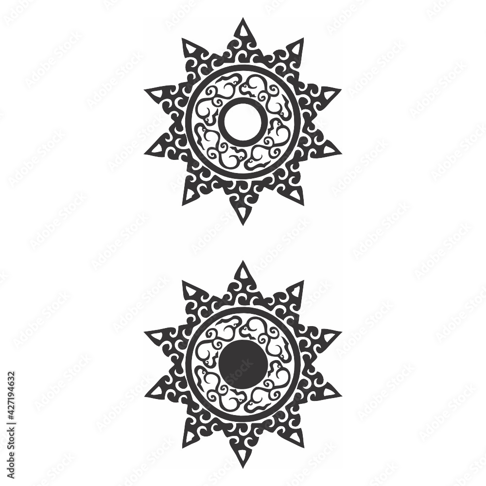Abstract ornament logo icon vector design Abstract ornament logo icon vector design