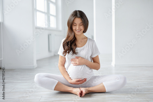 Attractive Asian Female Expecting Baby, Mom-to-be