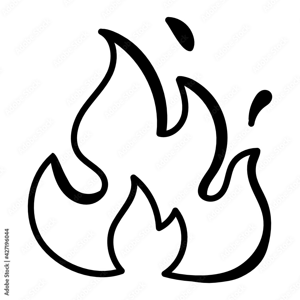Download this premium quality doodle icon of fire
Download this premium quality doodle icon of fire