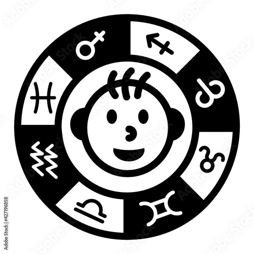 
Download numerology horoscope in glyph icon 


