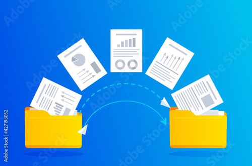 Transferring a file from one folder to another. A program for remote access to information on a hard disk