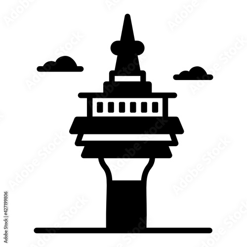 
Make your project worthy by downloading kl tower glyph icon 

