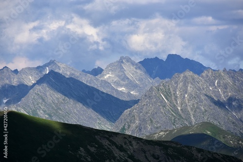 High and Western Tatras, National Park, hiking trails, mountains in Slovakia,
