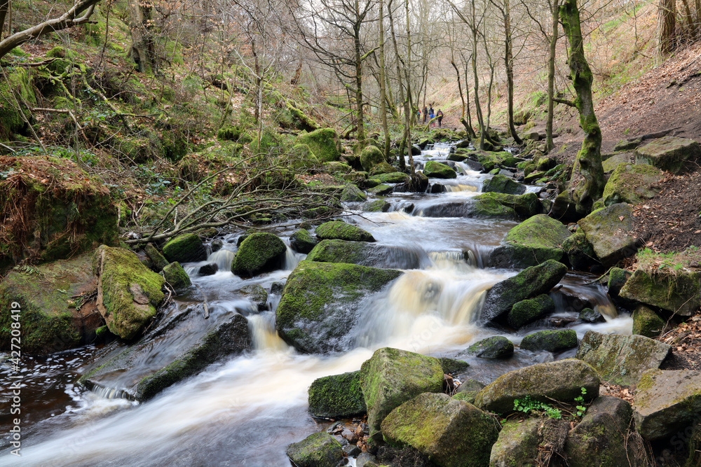 Small waterfall, Wyming Brook Sheffield
