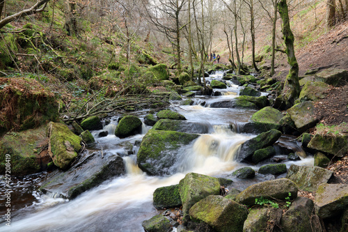 Small waterfall  Wyming Brook Sheffield 