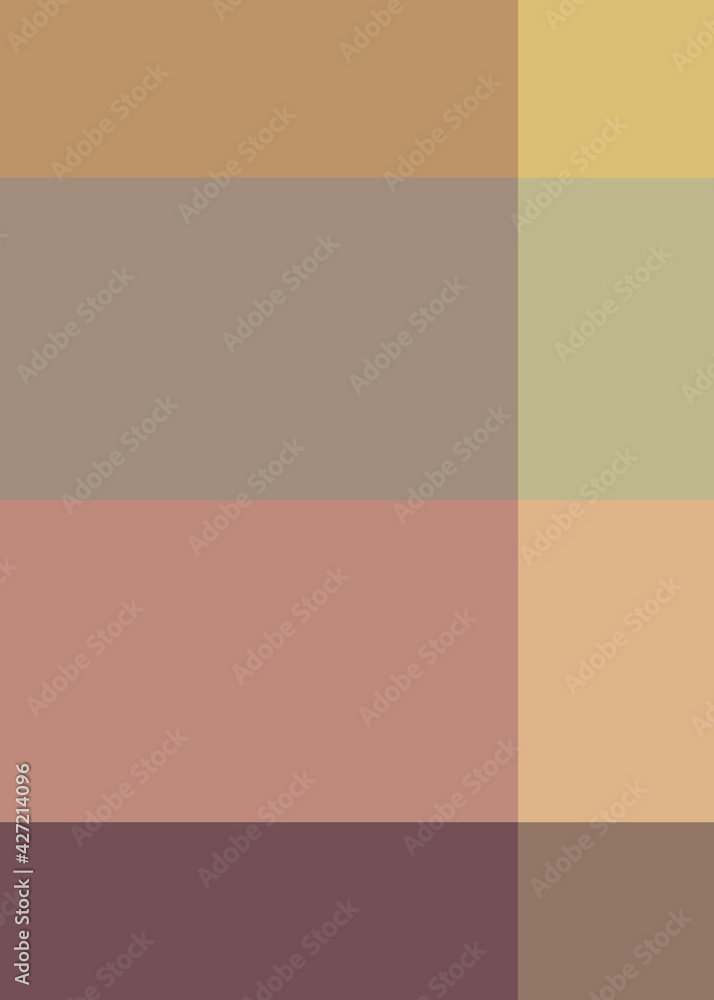 Fototapeta premium Abstract color Low-Polygones Generative Art background illustration