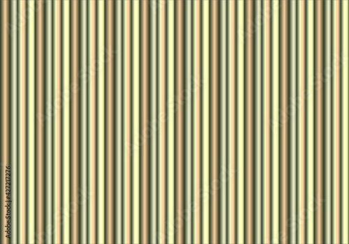 Patrón de barras en amarillo, beige y verde. Telón de teatro. Cortinas