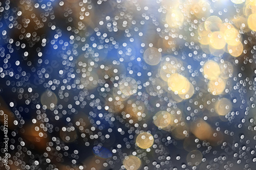 golden bokeh blurred circles background, abstract blurred design pattern