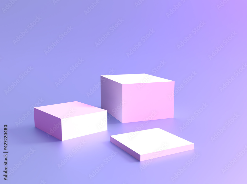 Podium pedestal stand background or display platform, 3D cube boxes. Product presentation display podium pedestals Podium pedestal stand background or display platform, 3D cube boxes. Product presentation display podium pedestals