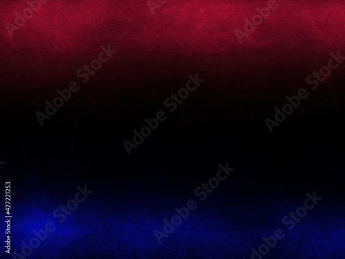 abstract illustration of a dark grunge background predominantly blue and red