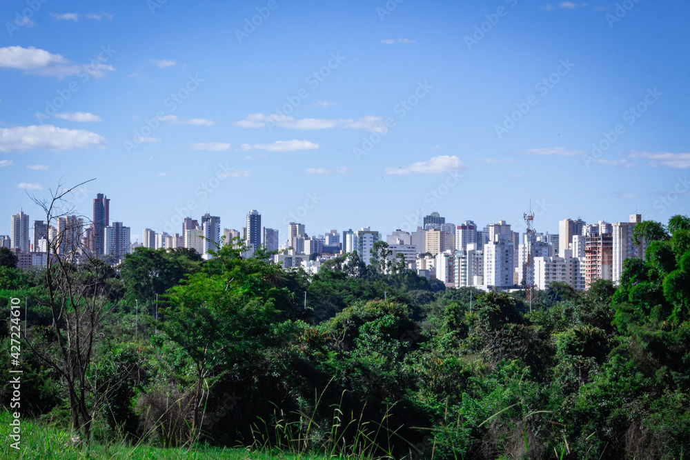 Vista parcial, Cidade de Uberlândia Minas Gerais, Brasil