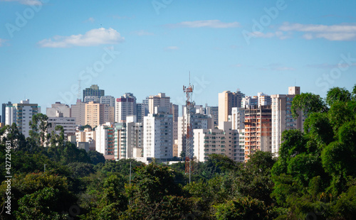 Vista parcial, Cidade de Uberlândia Minas Gerais, Brasil