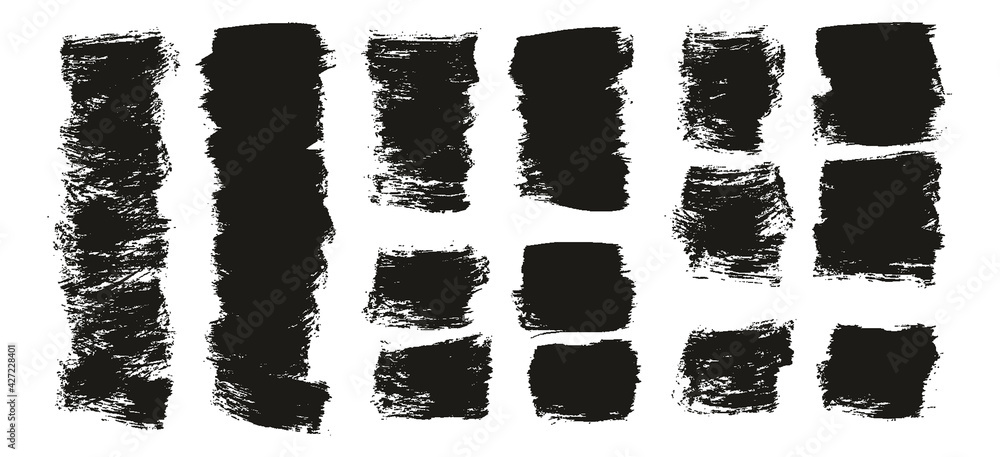 Flat Paint Brush Thick Short Background High Detail Abstract Vector Background Extra Set Flat Paint Brush Thick Short Background High Detail Abstract Vector Background Extra Set