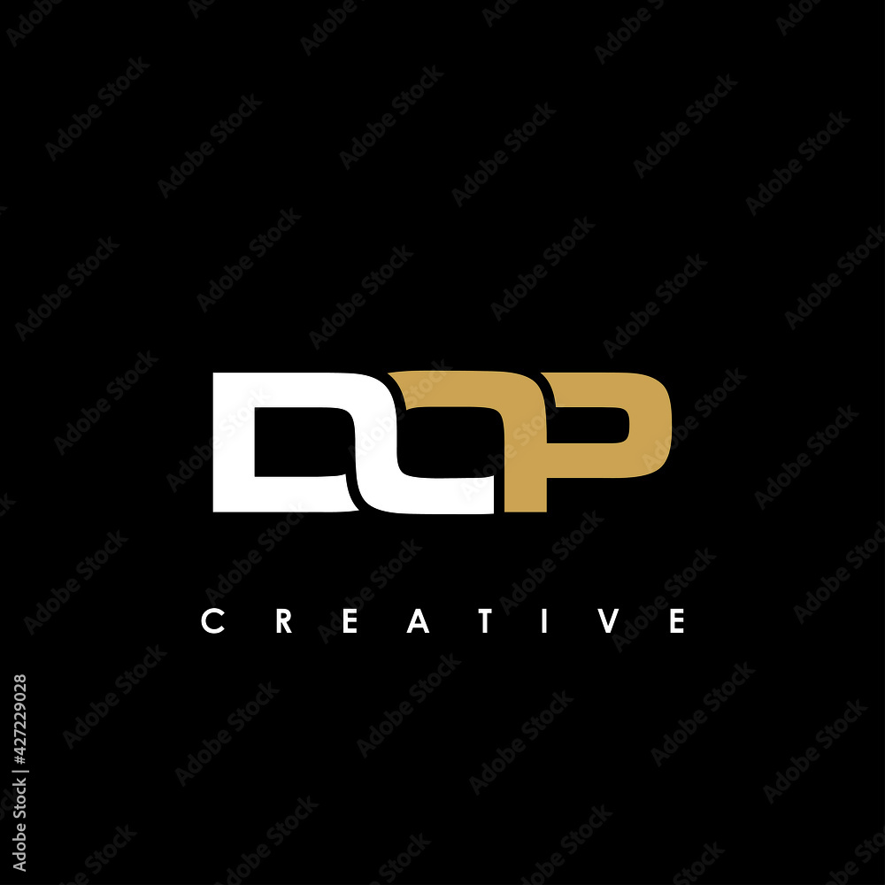 DOP Letter Initial Logo Design Template Vector Illustration DOP Letter Initial Logo Design Template Vector Illustration