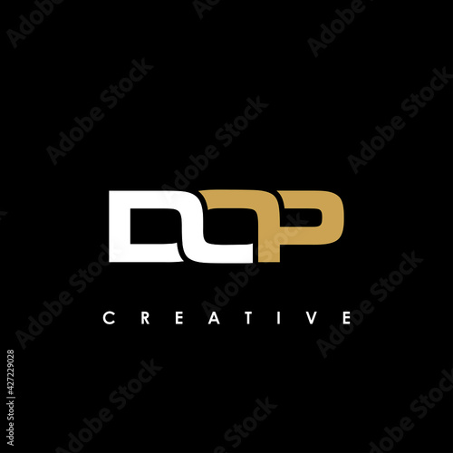 DOP Letter Initial Logo Design Template Vector Illustration