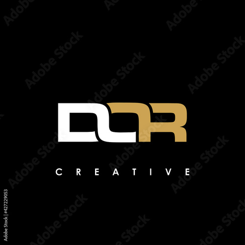 Tableau sur toile DOR Letter Initial Logo Design Template Vector Illustration