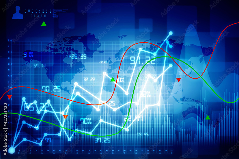 2d rendering Stock market online business concept. business Graph
2d rendering Stock market online business concept. business Graph
