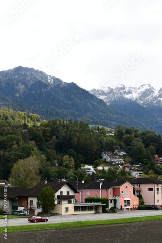 village in the mountains in Liechtenstein, Europe © CarloEmanuele