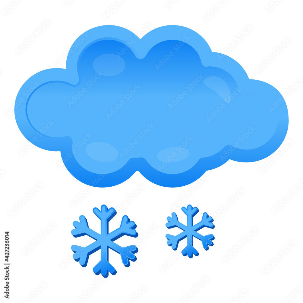 Editable flat design of snow falling icon
Editable flat design of snow falling icon