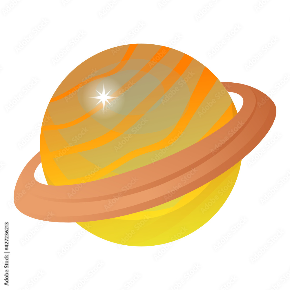 custom made wallpaper toronto digital
Saturn planet icon in flat design isolated on white background