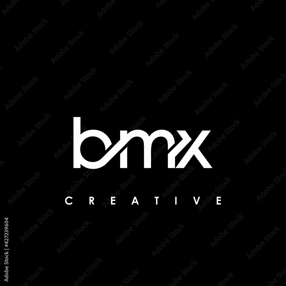 BMX Letter Initial Logo Design Template Vector Illustration BMX Letter Initial Logo Design Template Vector Illustration