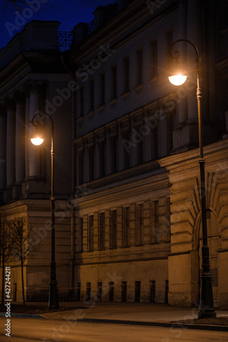 saint petersburg at night