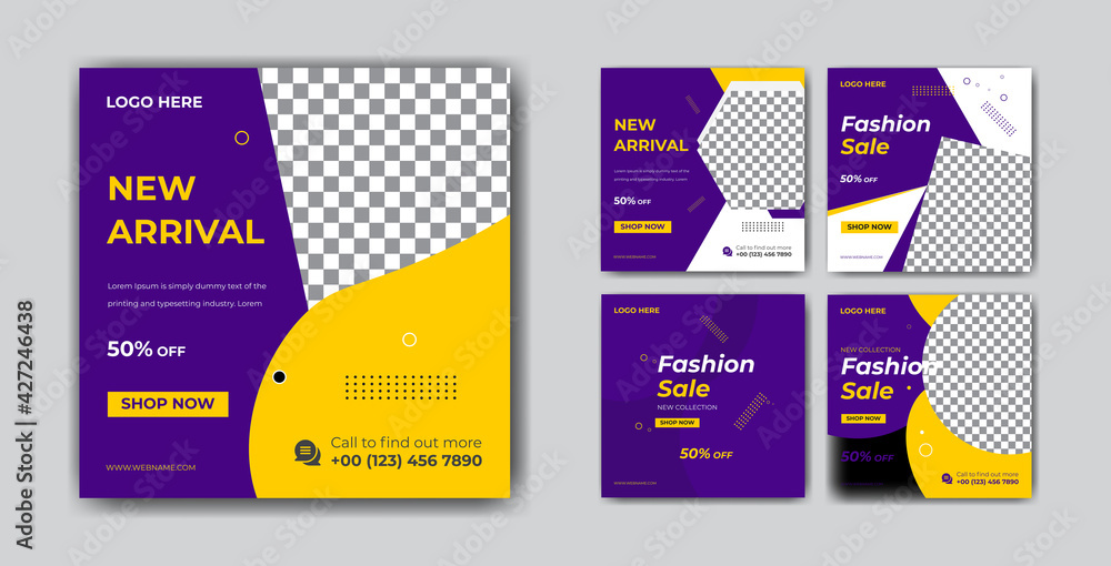 Modern square editable banner template set. Editablecorporate social media banner set. Modern square editable banner template set. Editablecorporate social media banner set.