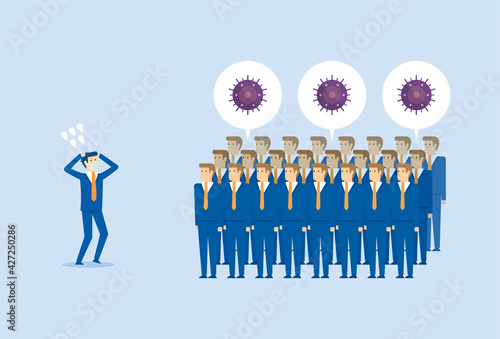People avoid congestion and prevent coronavirus
