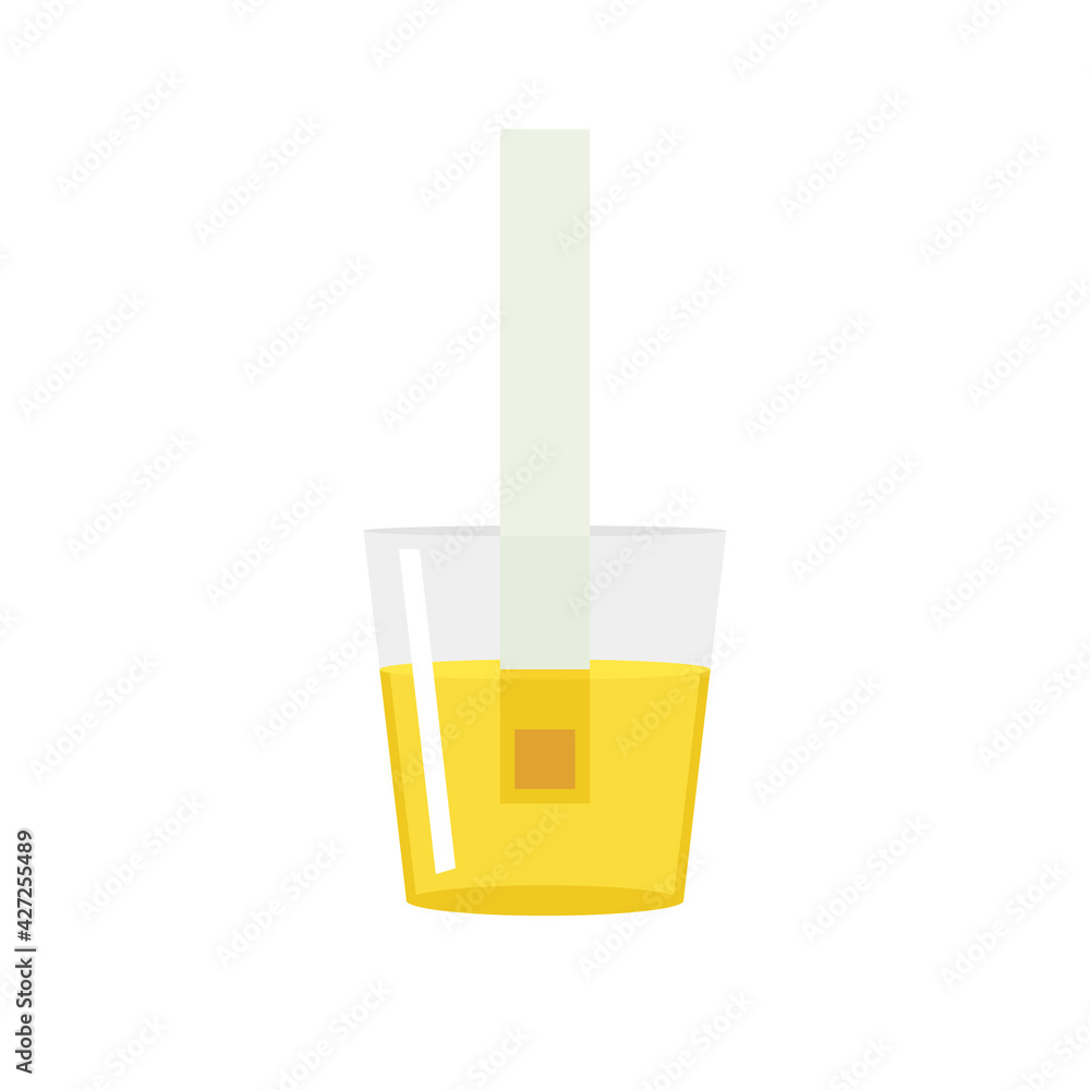 Urine test stick icon. Clipart image isolated on white background Urine test stick icon. Clipart image isolated on white background