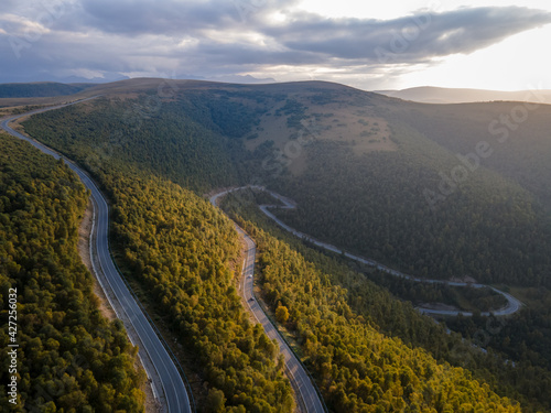 Dzhily-Su Road. Caucasian Mountains