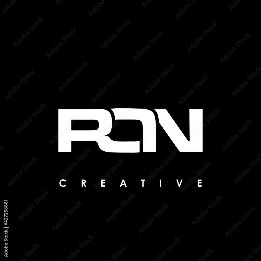 RON Letter Initial Logo Design Template Vector Illustration RON Letter Initial Logo Design Template Vector Illustration