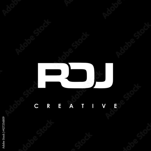 ROJ Letter Initial Logo Design Template Vector Illustration