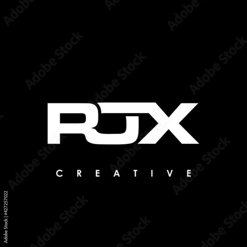 ROX Letter Initial Logo Design Template Vector Illustration