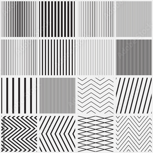 Abstract striped background set.